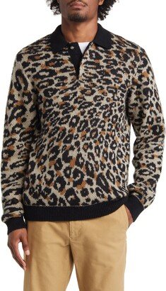 Beauchamp Animal Jacquard Polo Sweater