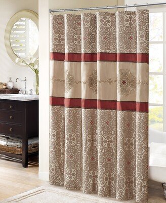 Donovan EmbroideredShower Curtain, 72 x 72