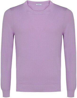 Crewneck Straight Hem Knitted Jumper-AA