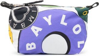 Bimba y Lola Logo-Print Makeup Bag