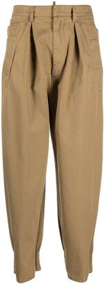 Cotton Tapered Trousers-AC