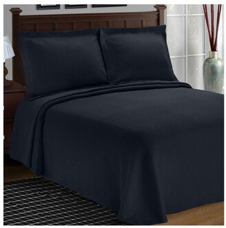 100% Cotton Diamond Solitaire All-Season 2-Piece Coverlet Set, Twin