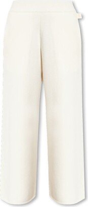 Elasticated Waistband Cropped Trousers-AA