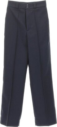 Paolina High-Waist Wide-Leg Trousers