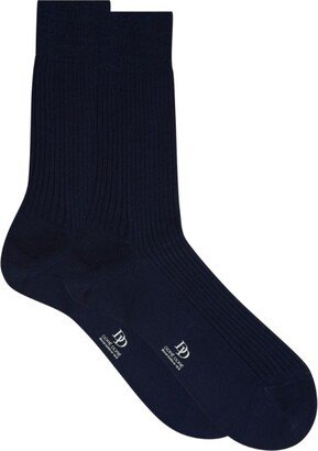 Ribbed Cotton Socks