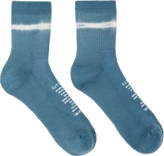 SSENSE Exclusive Blue Socks-AA