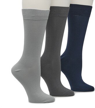 Super Soft Crew Socks 3 Pack-AA