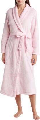 JACLYN Shawl Collar Plush Robe