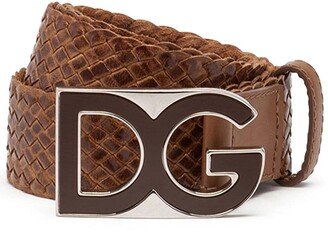 Woven Logo-Plaque Belt