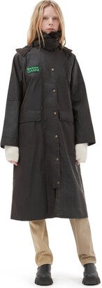 X Barbour Burghley Coat