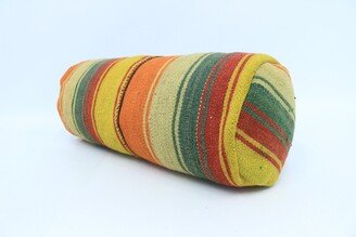 Pillow Covers, Designer Pillows, Kilim Pillow, Yellow Cushion Case, Striped Halloween 6552