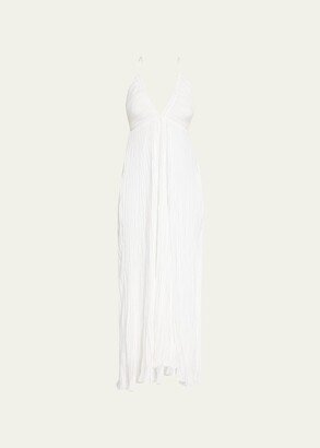 Angelina Pleated Midi Dress