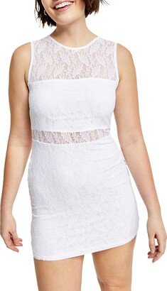 Womens Lace Short Mini Dress