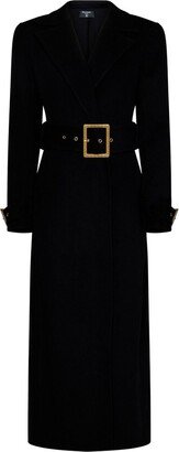 Belted Long Coat-AA