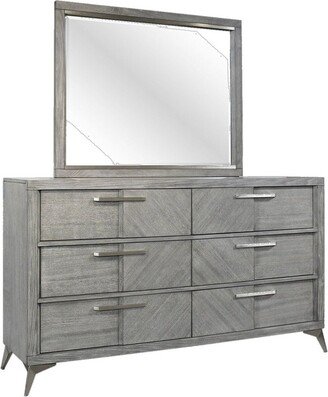 Aries 6-Drawer 66 W Double Dresser