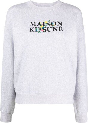 Logo-Print Cotton Sweatshirt-AI