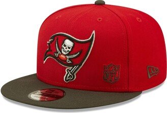 Men's Red, Pewter Tampa Bay Buccaneers Flawless 9FIFTY Snapback Hat - Red, Pewter