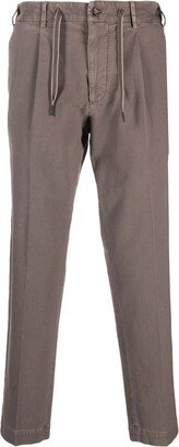 Drawstring-Waistband Chino Trousers-AA