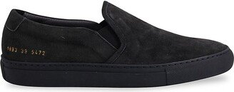 WOMAN BY COMMON PROJECTS Common Projects Slip-On Sneakers In Black Suede Slippers