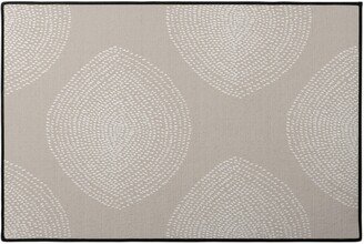 Door Mats: Stripy Boho Drop Door Mat, Beige