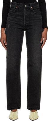 Black Eva Relaxed Baggy Jeans