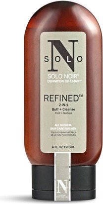 Solo Noir For Men Solo Noir Refined Buff and Cleanse, 4 Oz