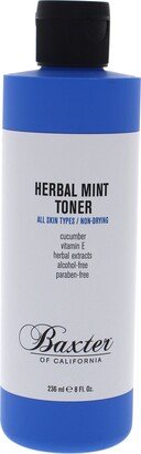Herbal Mint Toner For Men 8 oz Cleanser