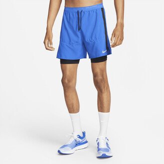 Men's Stride Dri-FIT 5 Hybrid Running Shorts in Blue