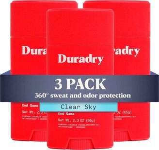 Duradry Am Deodorant & Antiperspirant - Prescription Strength Deodorant for Hyperhidrosis, Antiperspirant for Women & Men, Armpit Sweat Protection, Si-AC