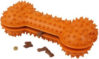 'Denta-Bone' TPR Treat Dispensing and Dental Cleaning Durable Dog Toy