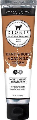 Creamy Coconut & Oats Hand & Body Goat Milk Cream