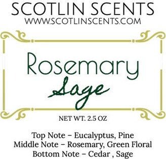 Rosemary Sage | Strong Scented Wax Melts Gift Ideas