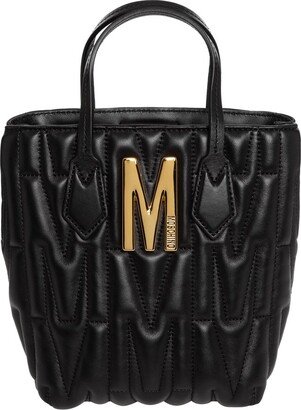 Quilted Monogram Top Handle Bag