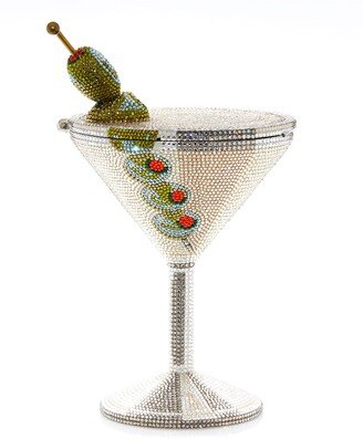 Beaded Martini Glass Cocktail Clutch