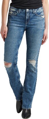 Suki Ripped Slim Bootcut Jeans