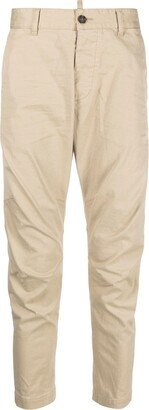 Tapered Mid-Rise Trousers