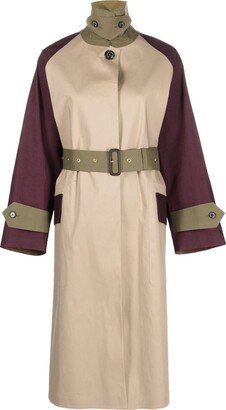 Knightwoods colour-block trench coat