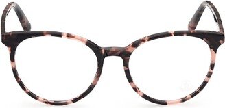 Moncler Eyewear Oval Frame Glasses