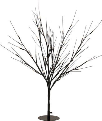 Northlight Led Lighted Halloween Twig Tree with Warm White Lights, 39