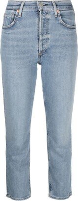 Charlotte cropped straight-leg jeans