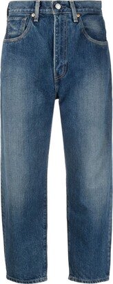 Mid-Rise Cropped Jeans-AN