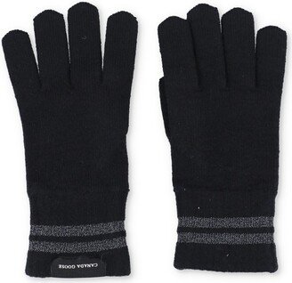 Logo Patch Knitted Gloves