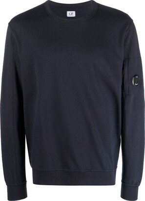 Sleeve-Pocket Cotton Sweatshirt