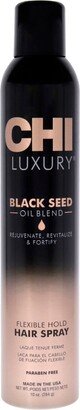 Luxury Black Seed Oil Flexible Hold Hairspray by for Unisex - 10 oz Hair Spray