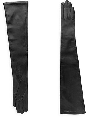 Leather Elbow Length Gloves