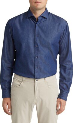 Trim Fit Denim Dress Shirt