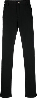 Logo-Plaque Straight-Leg Trousers-AA