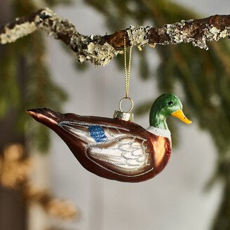 Mallard Glass Ornament
