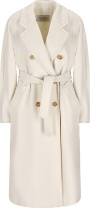 Double-Breasted Belted Coat-AN