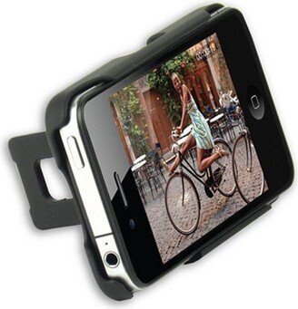 QMadix Duro Kickstand Case for Apple iPhone 4/4S (Black)